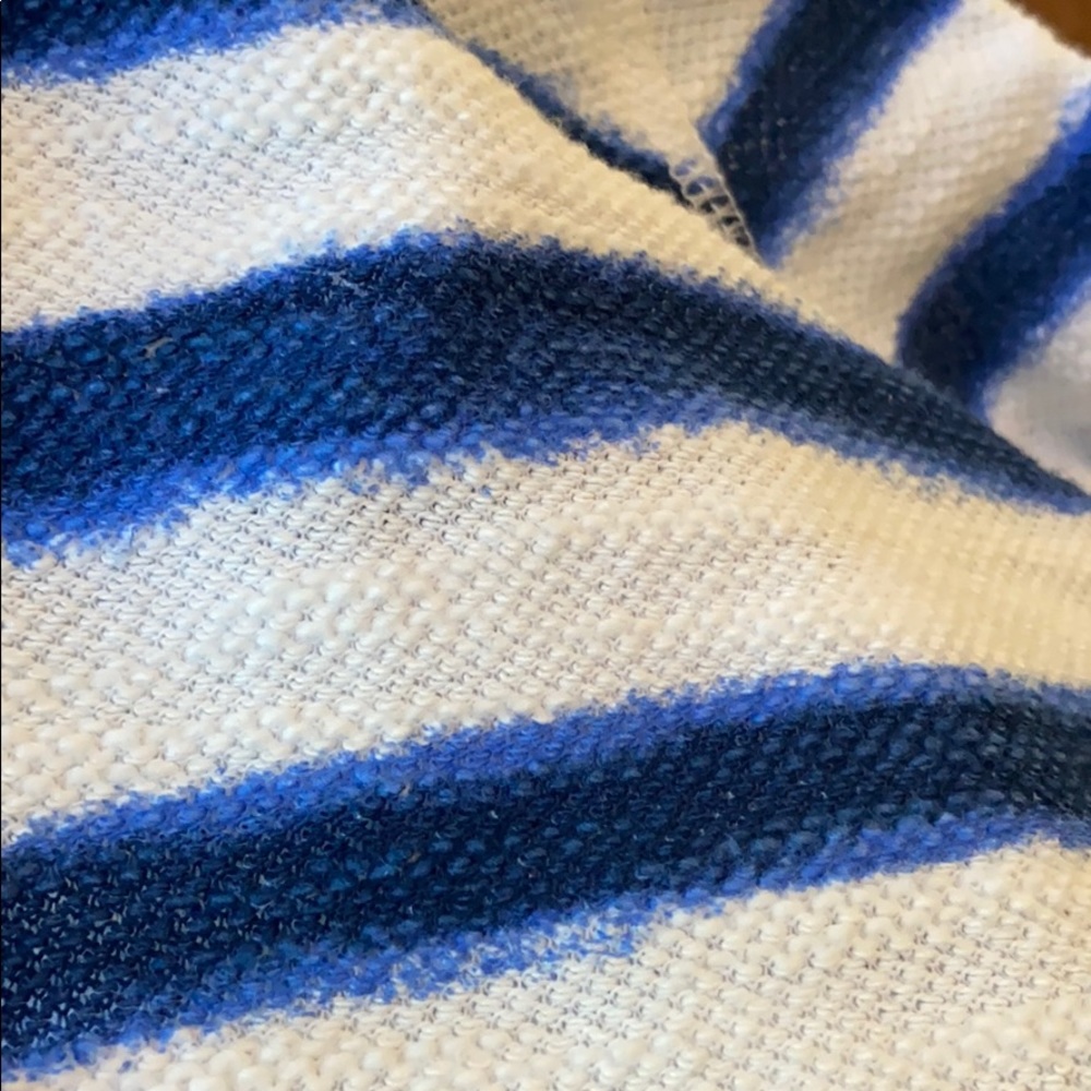 Ruby Rd. Blue And White Zippered Jacket Size M - image 2